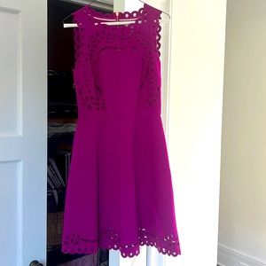 Ted Baker London Verony Cut-Out Embroidery Skater Dress